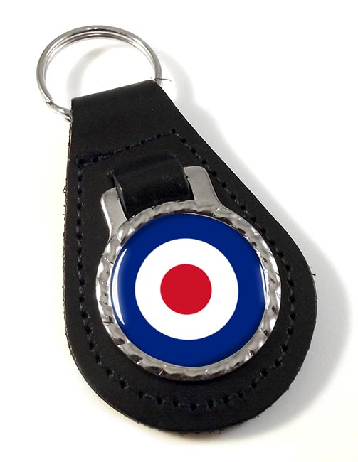 Royal Air Force Roundel Leather Key Fob