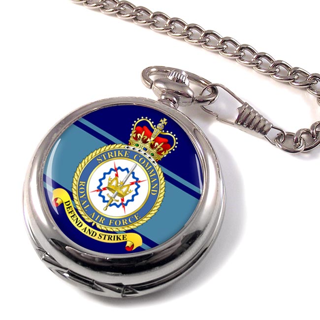 UK Gift Shop Strike Command Royal Air Force Pocket Watch