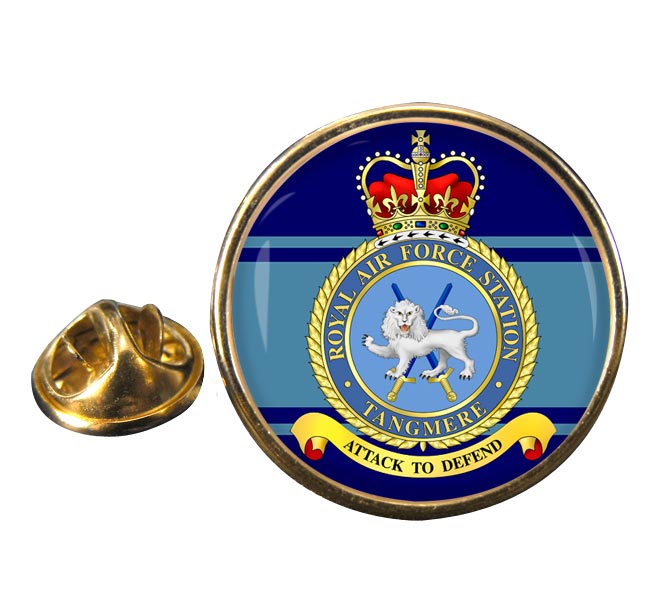 RAF Station Tangmere Round Pin Badge