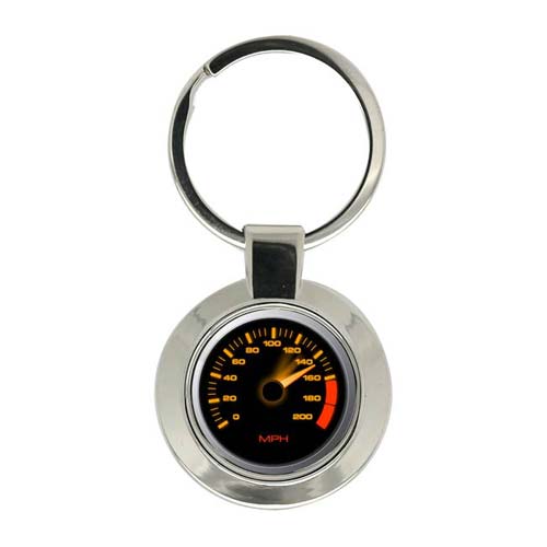 UK Gift Shop Speedometer Key Ring