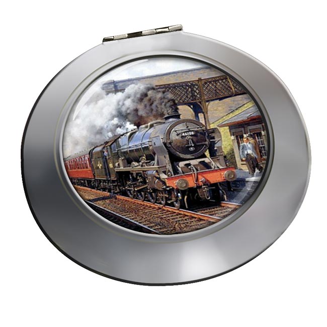Steam Train (LMS Royal Scot Class 46108 Seaforth Highlander) Chrome Mirror