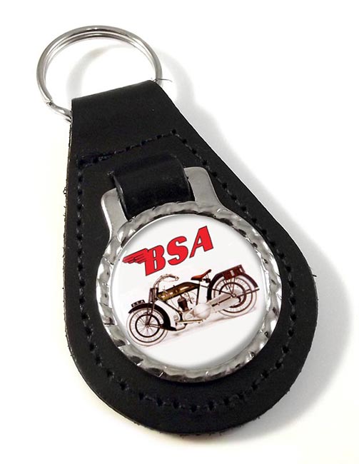 BSA Leather Key Fob