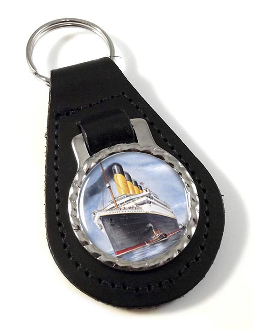RMS Titanic  Leather Key Fob