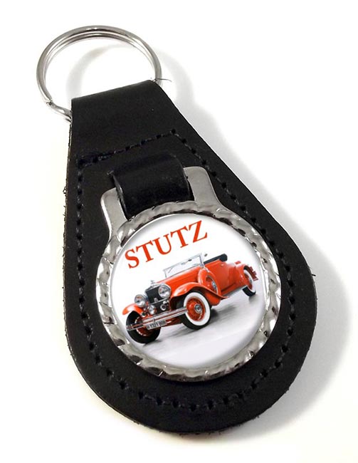 Stutz Convertable Leather Key Fob