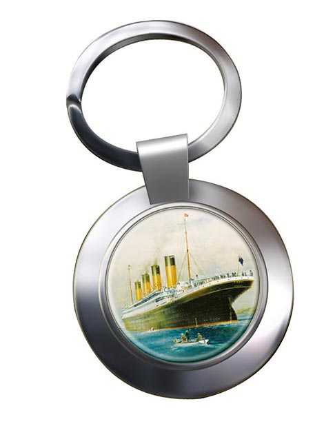 Titanic Stern Chrome Key Ring