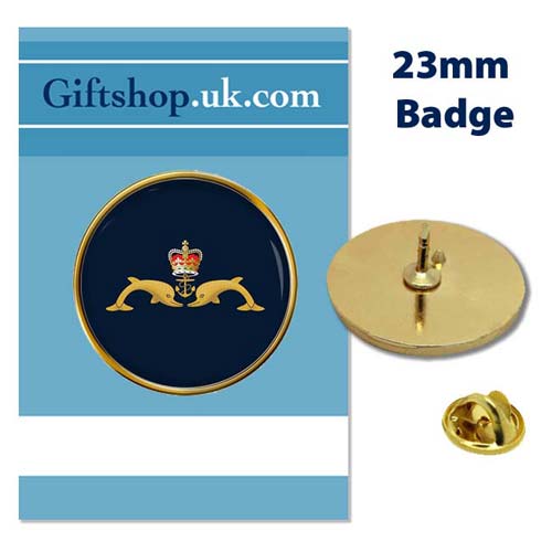UK Gift Shop Royal Navy Submarine Service ER Pin Badge