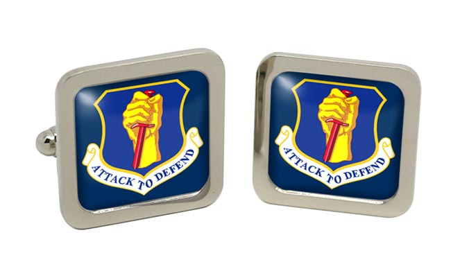 35th Fighter Wing USAF Square Cufflinks in Box