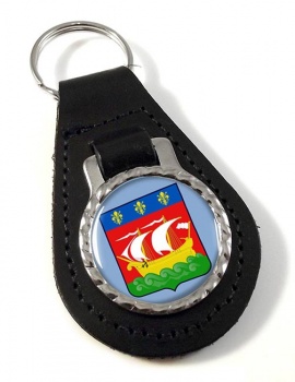 La Rochelle (France) Leather Key Fob