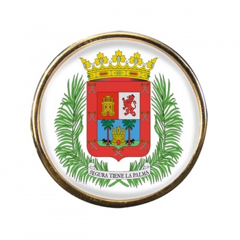 Las Palmas de Gran Canaria Round Pin Badge