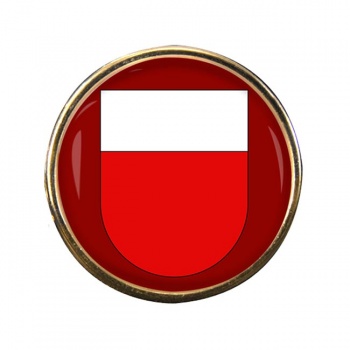 Lausanne (Switzerland) Round Pin Badge
