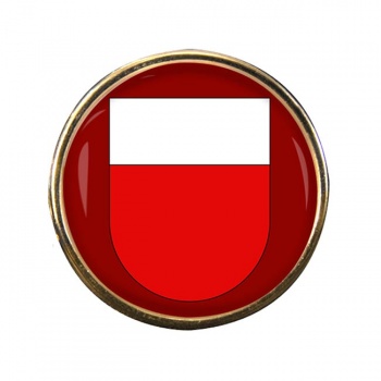 Lausanne (Switzerland) Round Pin Badge