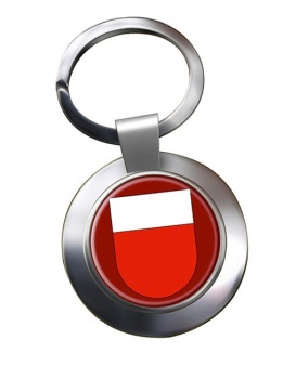 Lausanne (Switzerland) Metal Key Ring