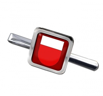 Lausanne (Switzerland) Square Tie Clip