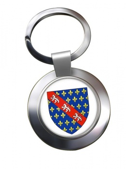 La Marche (France) Metal Key Ring