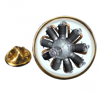 LeRhone Engine Round Lapel