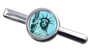 Statue of Liberty Round Tie Clip