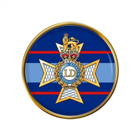 Light Dragoons (LD), British Army ER Pin Badge