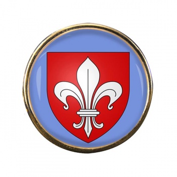 Lille (France) Round Pin Badge