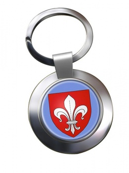 Lille (France) Metal Key Ring