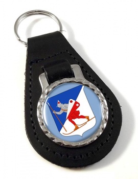 Lillehammer (Norway) Leather Key Fob