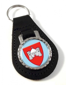 Limerick City (Ireland) Leather Key Fob