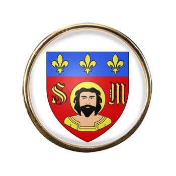 Limoges (France) Round Pin Badge