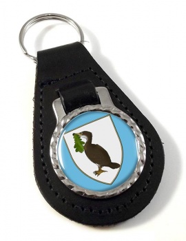 Liverpool (England) Leather Key Fob