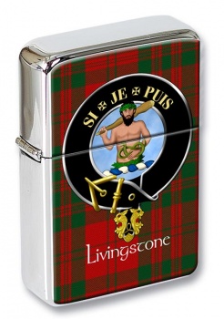 Livingstone Scottish Clan Flip Top Lighter