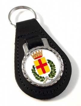 Lodi (Italy) Leather Key Fob