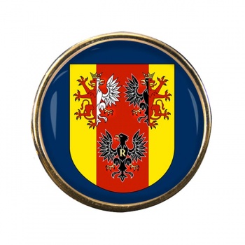 Lodzkie (Poland) Round Pin Badge