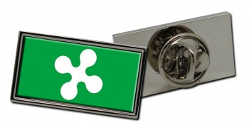 Lombardia (Italy) Flag Pin Badge