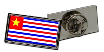 Louisiana 1861-1912 Flag Pin Badge