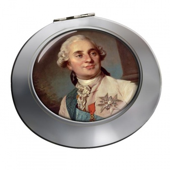 King Louis XVI of France Chrome Mirror