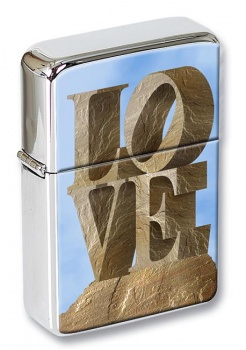 Love Set in Stone Flip Top Lighter