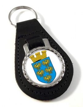 Lower Austria Niederosterreich Leather Key Fob