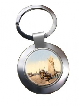 Lowestoft Pier Pavillion Chrome Key Ring