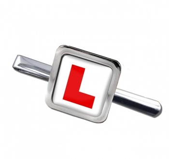 Learner L Plate Square Tie Clip