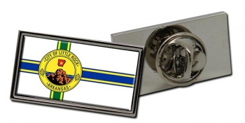 Little Rock AR Flag Pin Badge