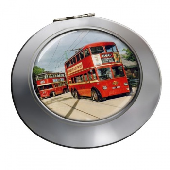 London Transport Trolley Buses Chrome Mirror