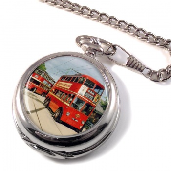 London Transport Trolley Buses Pocket Watch