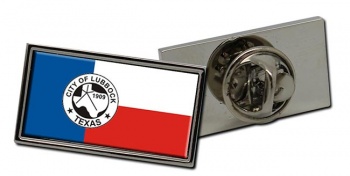 Lubbock TX Flag Pin Badge