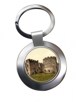 Ludlow Castle Chrome Key Ring