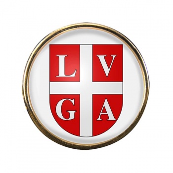 Lugano (Switzerland) Round Pin Badge