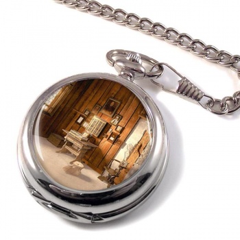 Luther's study Wartburg Thuringia Pocket Watch