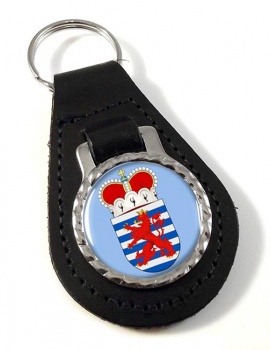 Luxembourg (Belgium) Leather Key Fob