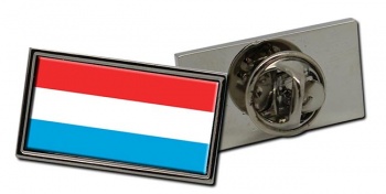 Grand-Duche de Luxembourg Flag Pin Badge