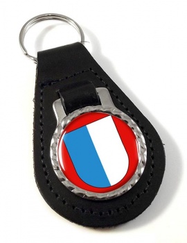 Lucerne (Switzerland) Leather Key Fob