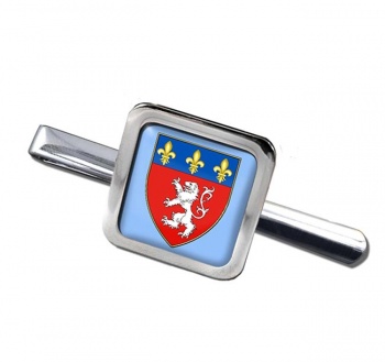 Lyon (France) Square Tie Clip