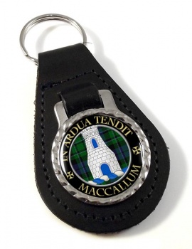 MacCallum Scottish Clan Leather Key Fob