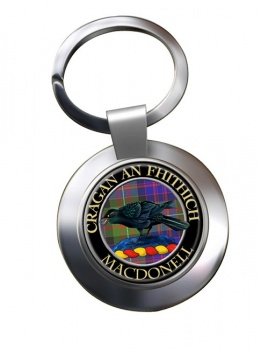 Macdonell Scottish Clan Chrome Key Ring